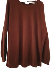 PULL JACQUELINE RIU MARRON TAILLE : 4 ( XXL )