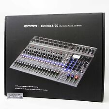 Zoom LiveTrak L-20 Mixeur numérique Live Mixer enregistreur multipiste Japon ...