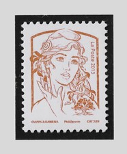 FRANCE 2013 - MARIANNE DE CIAPPA DORÉE (NON ÉMIS) - MNH