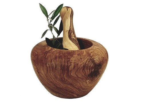 Mortier rond bombé et - 18, cm