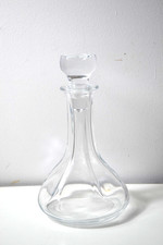 Grande carafe en verre épais, 26 cm, parfait état, 1,250 kg