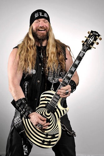Zakk wylde with gibson les - zakk,