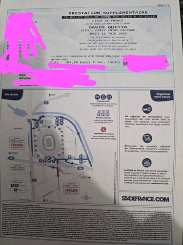Place concert david guetta - concert,