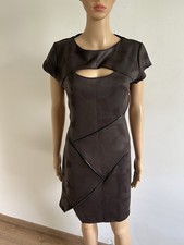 Robe marron en suédine Jus