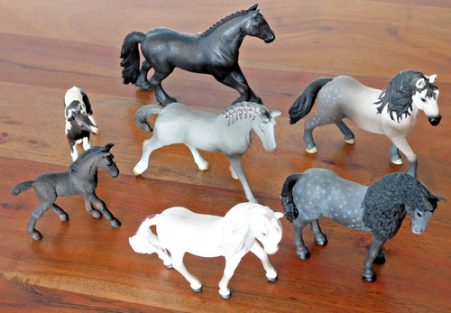 Lot schleich cheval - 11,