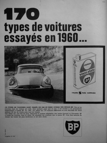 Publicité 1960 bidon - 1960,
