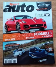 Sport Auto Magazine N°578 Mars 2010 Spécial 60 Ans De Formule 1 - Lotus/ Ferrari