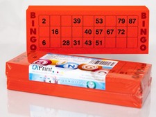 200 grande cartes de bingo