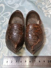 sabots en bois miniatures, sabots de collection, 12 cm