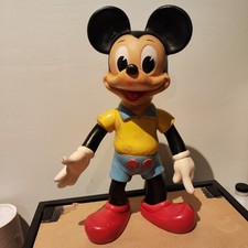 GRANDE FIGURINE MICKEY ARTICULEE  37cm WALT DISNEY  (ELEPHANT)  1962 ORIG