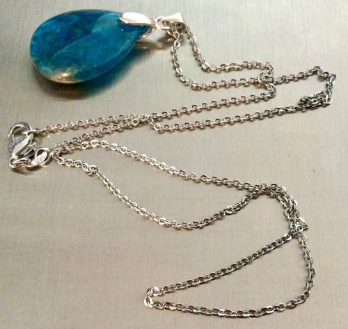 Argent massif apatite collier - argent, massif-apatite-collier