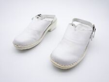 Josef Seibel Sabots Femmes Mule Chaussure Cuir Blanc Taille 38 Eu Art 15199-10
