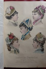 Journal des demoiselles - Années 1878-1879 Relié (32 gravures couleurs)