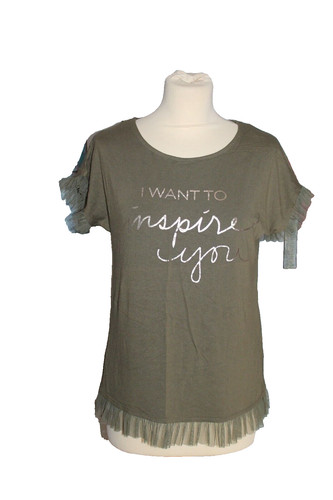 Haut tee shirt voile - haut, femme