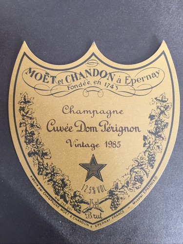 Une étiquette champagne - étiquette, de