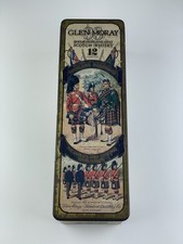 Boîte Métal Glen Moray Whisky - Collection Régiments Écossais - Vintage Vide