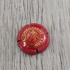 Capsule de Champagne Taittinger N°92 - Rouge et Or