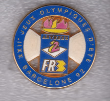 Pin's Jeux Olympiques BARCELONE 1992 - Antenne 2