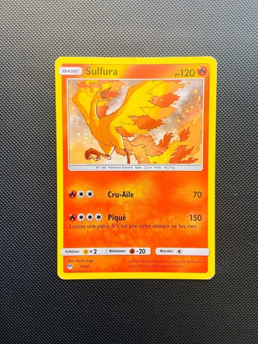 Carte pokémon sulfura 40 - pokémon,