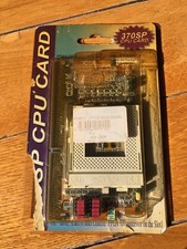 NEW OLD STOCK - Intel Slot 1 / Socket 370 CPU adapter ( slotkey ) with manual