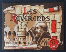Ancienne étiquette vin Les