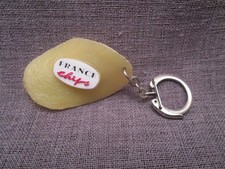 Porte-clefs publicitaire ancien " FRANCE CHIPS "