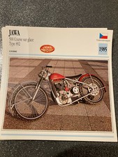 CARTE FICHE MOTO collection