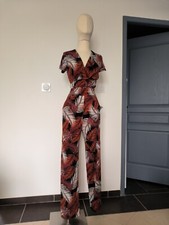 COMBINAISON-PANTALON  MANCHES COURTES MANGO TAILLE 36  NEUVE