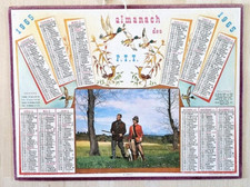 ALMANACH CALENDRIER PTT 1965