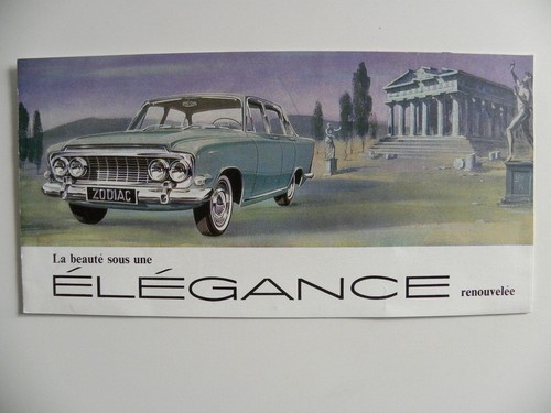 Petite brochure ford zodiac - petite,