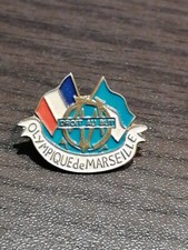 Pin's Football France OM Olympique de Marseille - Droit au but - drapeau