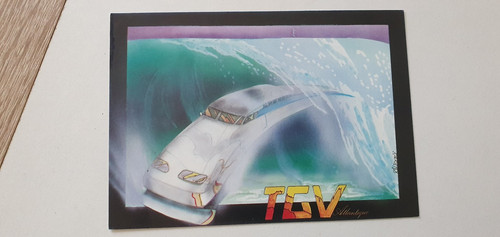 Carte postale cpa tgv - cpa,
