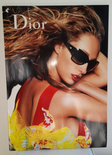 GRAND PRESENTOIR PUBLICITE CARTONNEE DIOR MODELE CELIBRITY 3 - LUNETTES ANN 2000