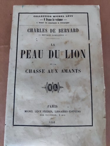 Peau lion la chasse - la,