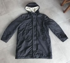 Manteau Zara taille S bleu marine avec capuche
