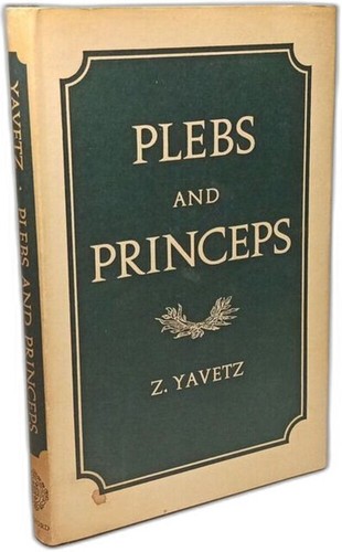 Plebs and princeps - z., yavetz