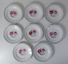 Digoin Sarreguemines 8 assiettes plates ALESIA