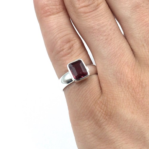 Bague argent 925 tourmaline - bague, en