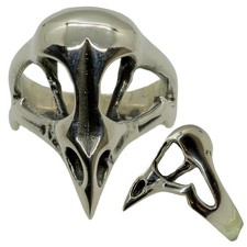 Odin Corbeau Crâne 925 Bague