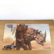 Magic The Gathering Siege Rhino MTG Playmat Volkan Baga Ultra Pro Wizards Seige