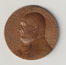 Rare médaille de la Compagnie des Mines d 'Aniche -Émile Vuillemin Ingénieur