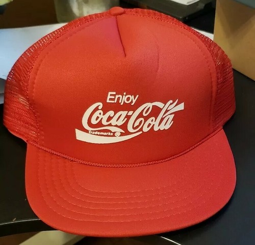 Vintage coca cola trucker hat - coca,