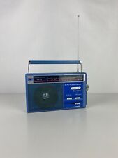 Ancien Poste, Radio Transistor Bleu Vintage PR-173 GO/PO/FM Radio Portative 
