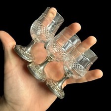 Suite De 3 Verres À Liqueur En Christal & Argent Massif & Baccarat ? 