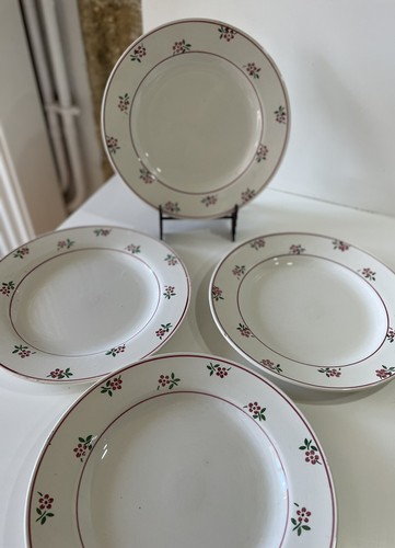 Assiettes plates digoin - assiettes,