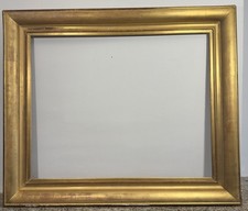 Grand cadre à clés doré 20P Feuillure: 60,5x75 cm Entier: 76x90 cm Vue: 54x73 cm