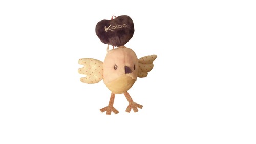Peluche oiseau musical rose - ,