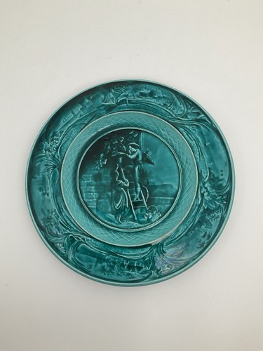 Faïence rubelles assiette - faïence, de