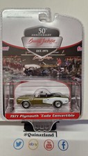 Greenlight Barrett-Jackson 1971 Plymouth 'Cuda Convertible in Tawny Gold (NG16)