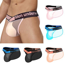 String Taille Haute Pour Hommes Sous-Vêtement Bikini Sexy Transparent Ultra- /
